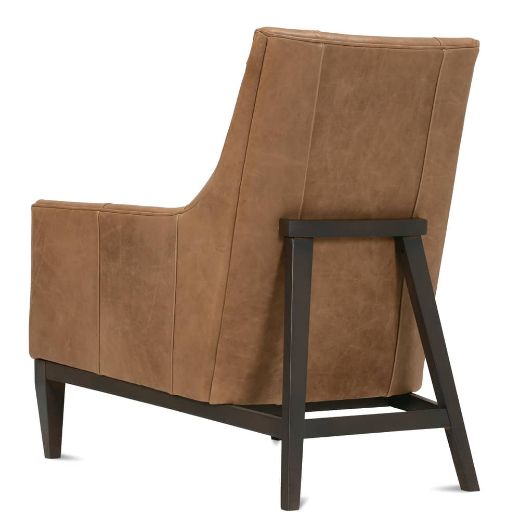 Picture of Thatcher Wood Frame Chair Leather